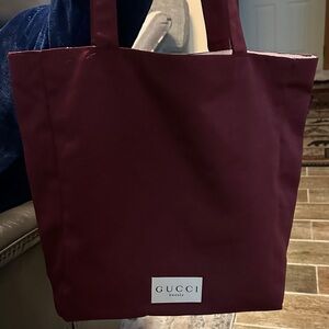 Gucci Deep Burgundy Tote NWOT